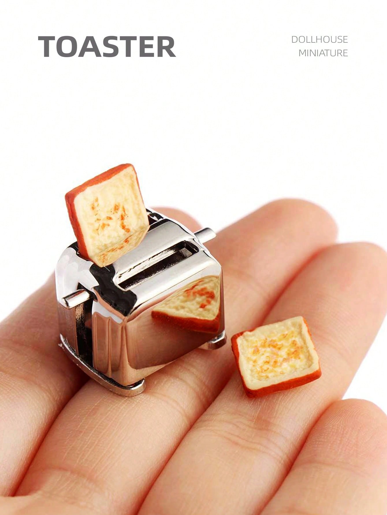 Kitchen Gadgets Wholesale - 1:12 Ölçekli Oyuncak Ev Minyatür Ekmek
