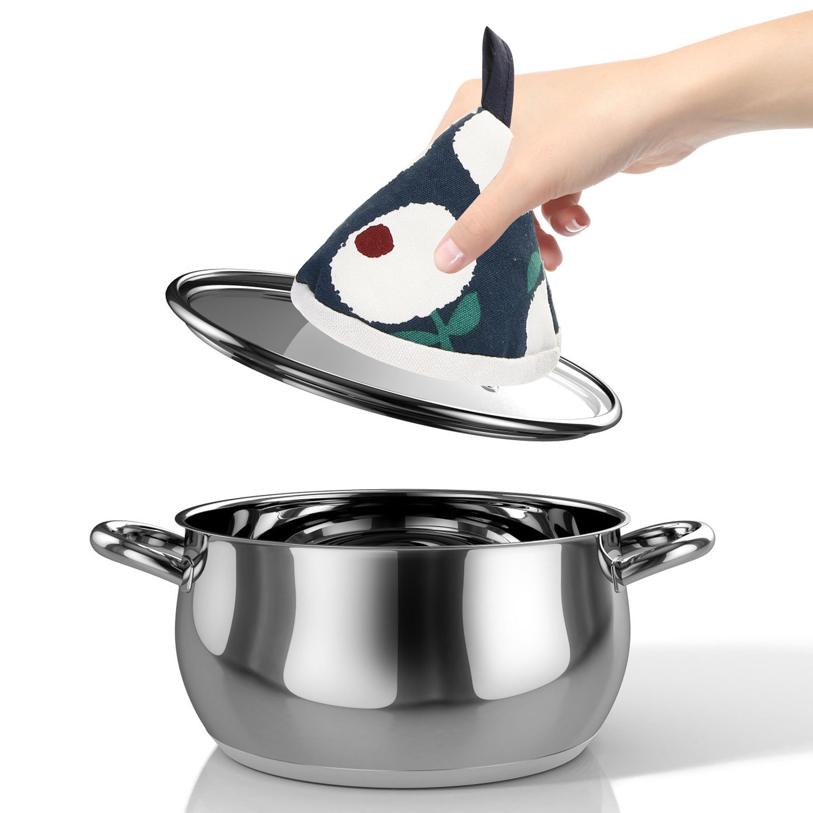 Kitchen Gadgets Gift Ideas - 4 Adet Üçgen Tencere Kapağı Düğmesi