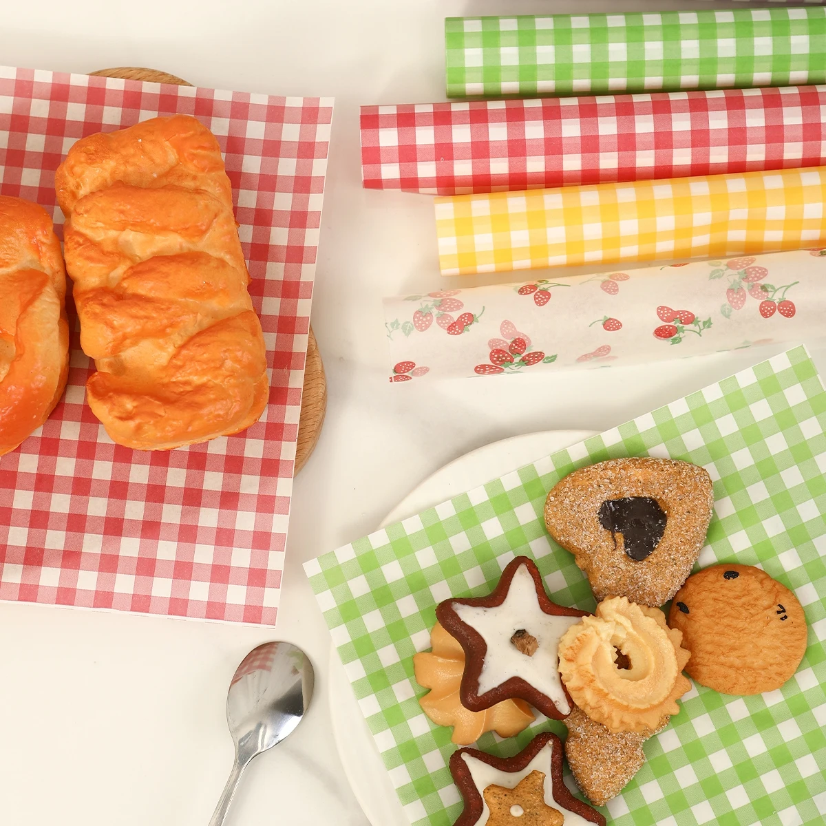 Kitchen Gadgets Gift - 50 adet yağa dayanıklı ambalaj kağıdı