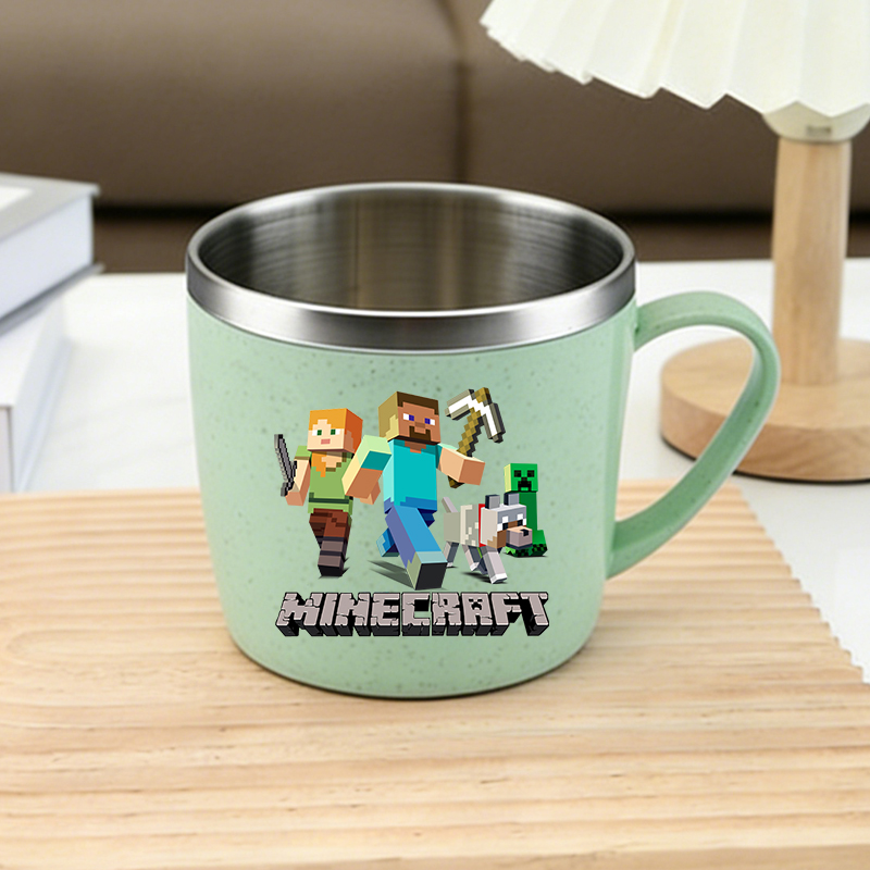 Kitchen Gadgets Gift - Minecrafted Paslanmaz Çelik Su Bardakları Oyun