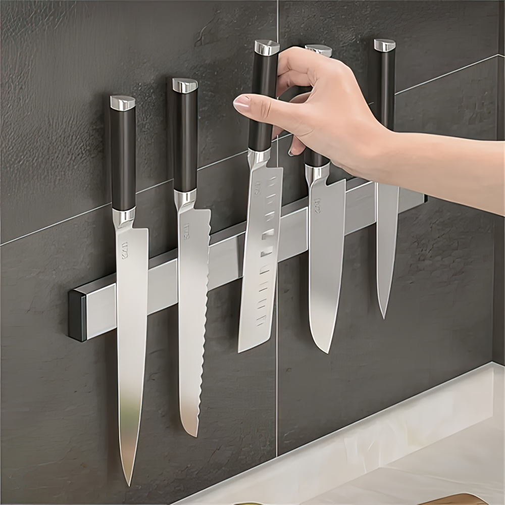 Magnetic Knife Strip - 1 adet manyetik bıçak tutucu duvar
