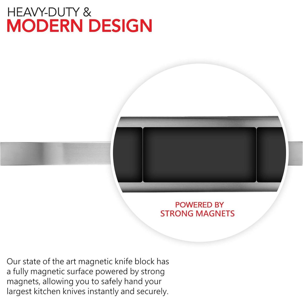 16 İnç Paslanmaz Çelik Metal M - Magnetic Knife Strip incelemesi ve fiyatı