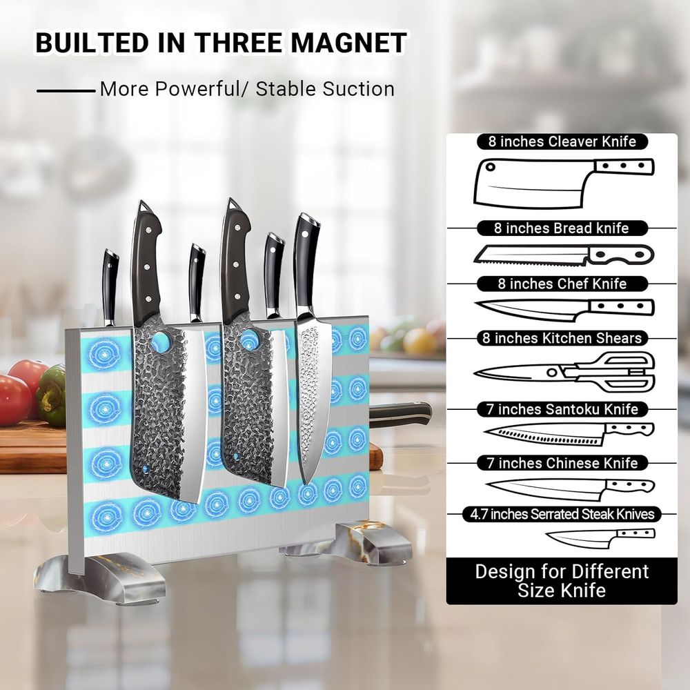 Bıçaksız Manyetik Blok Standı  - Magnetic Knife Strip incelemesi ve fiyatı