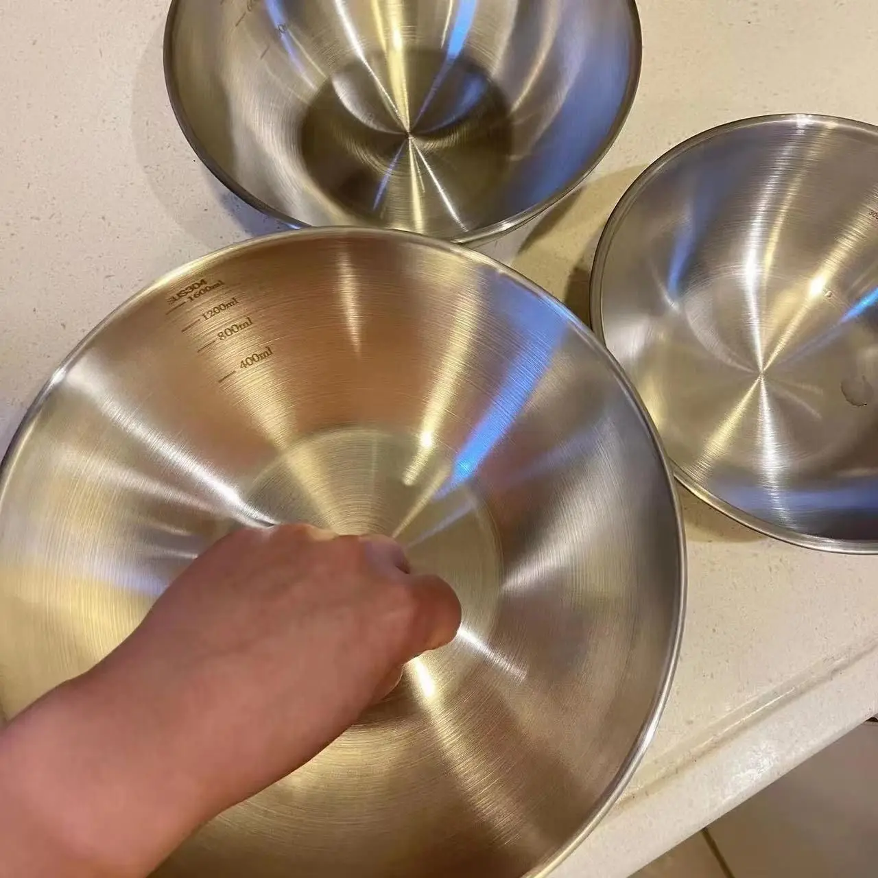 1-3 Paslanmaz Çelik Kase Seti, - Kitchen Gadgets Organizer incelemesi ve fiyatı