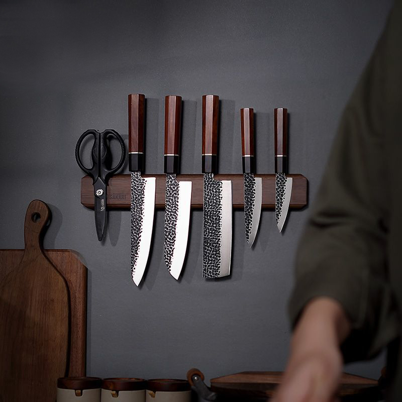 Marka Kalın Akasya Ahşap Manye - Magnetic Knife Strip incelemesi ve fiyatı