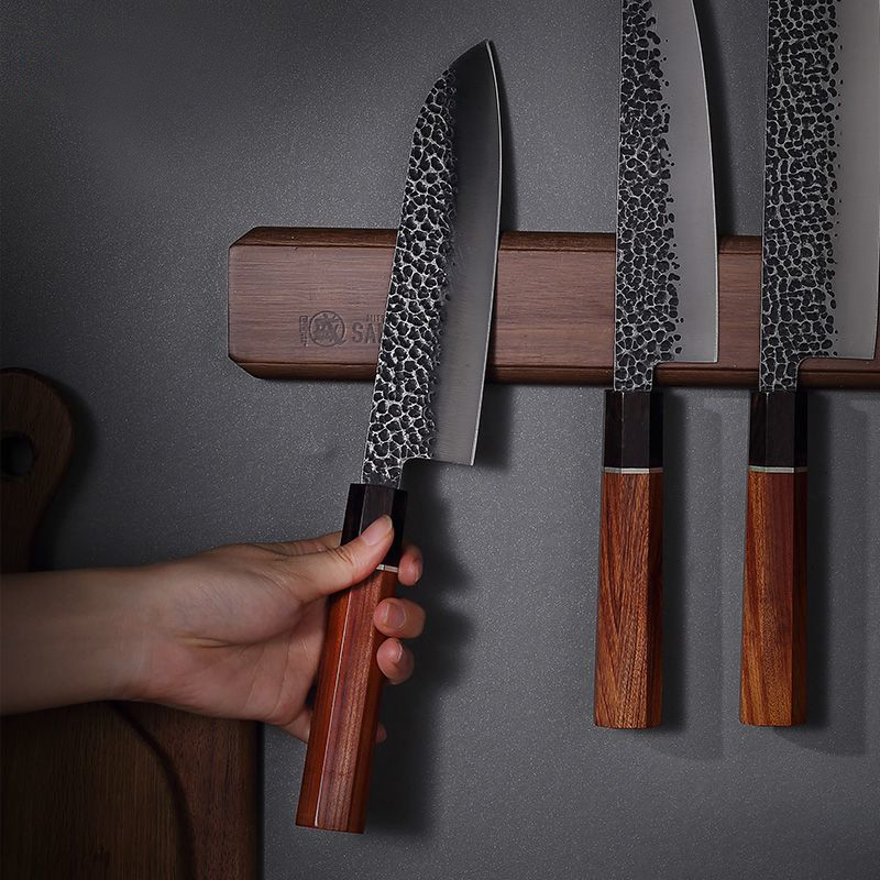 Marka Kalın Akasya Ahşap Manye - Magnetic Knife Strip incelemesi ve fiyatı